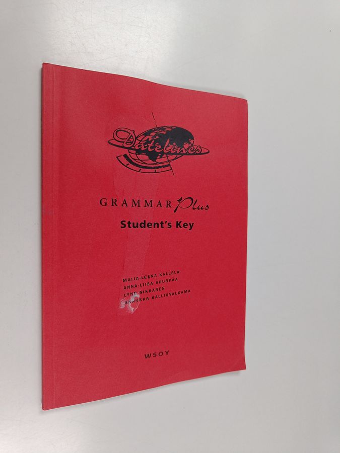 Datelines student's key : Grammar plus