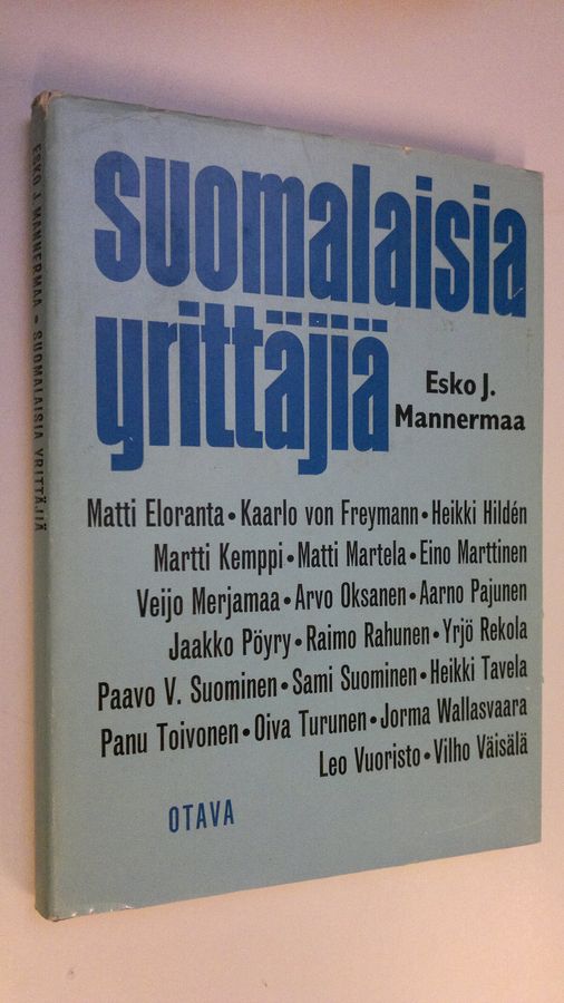 Esko J. Mannermaa : Suomalaisia yrittäjiä : 20 nykypolven suomalaista yrittäjää kertoo kokemuksistaan ja liikemenestyksestään