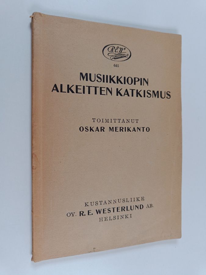 Oskar Merikanto : Musiikkiopin alkeitten katkismus
