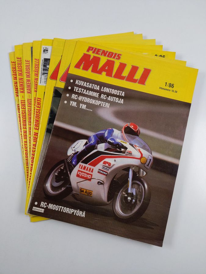 Pienoismalli vuosikerta 1986 (1-8)