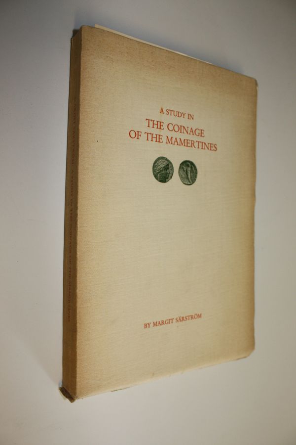Margit Särström : A Study in The Coinage of the Mamertines