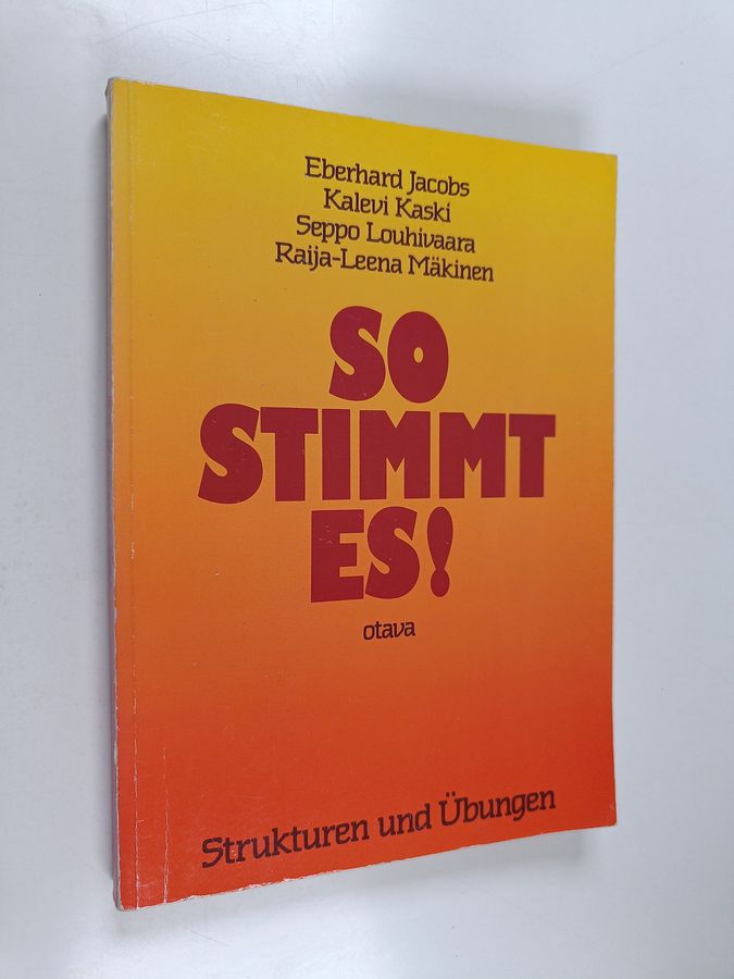 Eberhard Jacobs : So stimmt es! : Strukturen und Ubungen