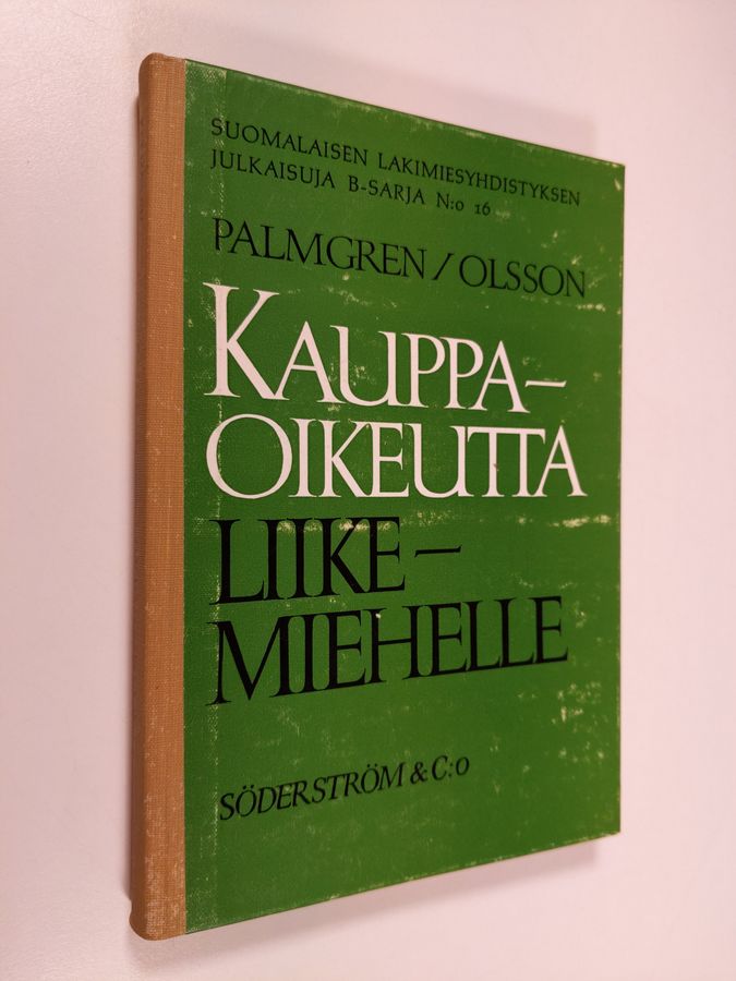 Gunnar Palmgren : Kauppaoikeutta liikemiehille