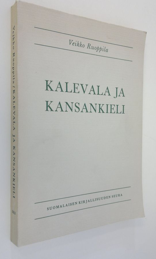 Veikko Ruoppila : Kalevala ja kansankieli